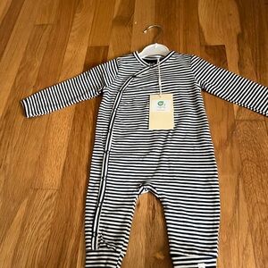 3m baby blue boy strip outfit NWT